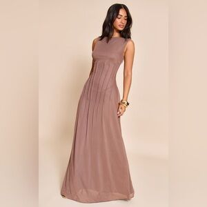 NWT Mauve front seam dress